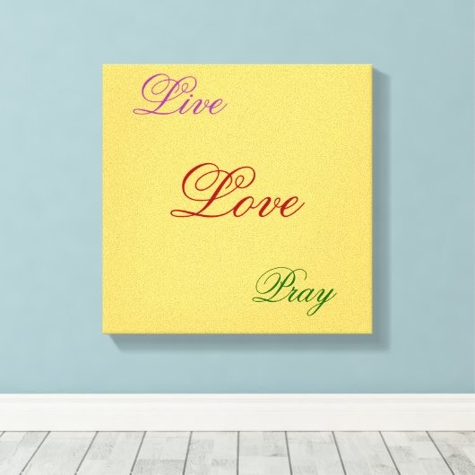 Bijbelscripts Inspirerend Canvas Afdruk (Insitu (Houten vloer))
