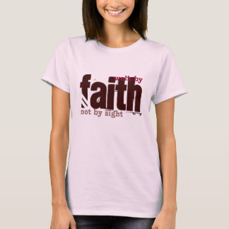 Bijbelscripts - Looppas door de dames van de Faith T-shirt