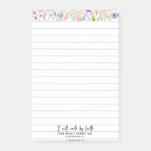 Bijbelse aantekeningen Ik zal wandelen door geloof Post-it® Notes