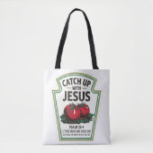 Bijbelse actualiteit met Jezus Tote Bag (Voorkant)