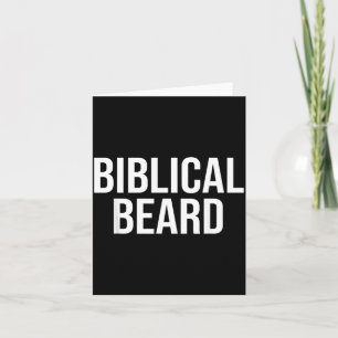 Bijbelse Baard Grappige Christelijke Mannen Baard Kaart