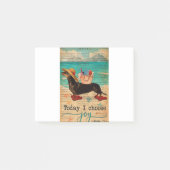 Bijbelse Beach Life Joy Dachshund Post-it® Notes (Voorkant)
