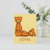 Bijbelse Beren ~ Letterschrift ~ Flashcards Briefkaart (Staand voorkant)