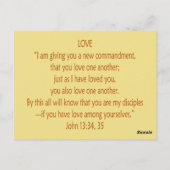 Bijbelse Beren ~ Love Scripting Briefkaart (Achterkant)