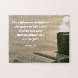 Bijbelse Bijbelstudie Psalm 1 Bijbelversie Legpuzzel
