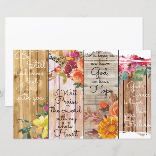 Bijbelse Bladwijzer set 4 (Voorkant / Achterkant)