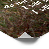 Bijbelse Christelijke scripts Inspiratie Spirit Tr Poster (Hoek)