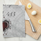 Bijbelse Christelijke Verse Filippijnen 4:13 Theedoek (Quarter Fold)