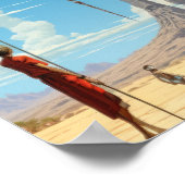 Bijbelse David en Goliath Moebius Illustratie Po Poster (Hoek)