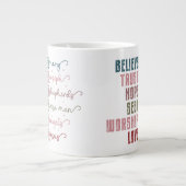 Bijbelse Deugden Grote Koffiekop (Voorkant)