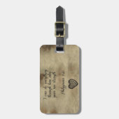 Bijbelse Filippijnen 4:13 Bagagelabel (Voorkant verticaal)