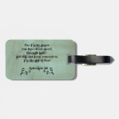 Bijbelse Filippijnen 4:13 Bagagelabel (Achterkant horizontaal)