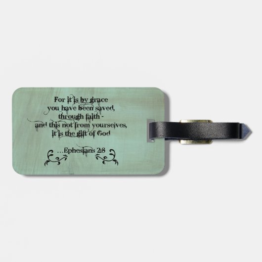 Bijbelse Filippijnen 4:13 Bagagelabel (Achterkant horizontaal)