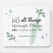 Bijbelse Filippijnen 4:13 Mousepad Muismat (Voorkant)