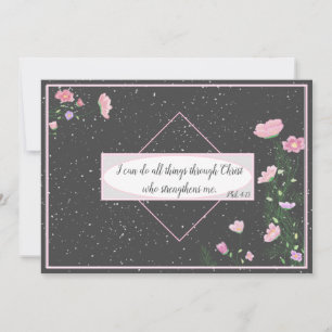 Bijbelse Filippijnen 4:13 ventilator   Feestdagenkaart