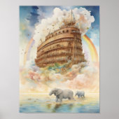 Bijbelse Geschiedenis Kunst | Het Verhaal van Noah Poster (Voorkant)