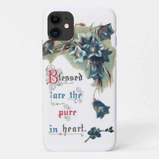 Bijbelse Gezegde met bloemen Case-Mate iPhone Case (Achterkant)