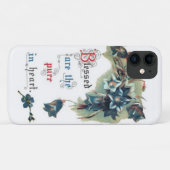 Bijbelse Gezegde met bloemen Case-Mate iPhone Case (Achterkant (horizontaal))