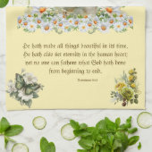 Bijbelse handdoek Hij heeft alle dingen mooi gemaa (Gevouwen)