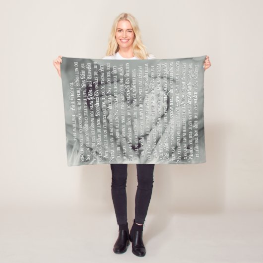  Bijbelse herinnering Fleece Deken (In situ)