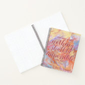 Bijbelse Inspirerend Faith Bullet Journal Notitieboek (Binnen)