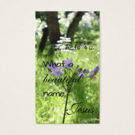 Bijbelse Kaart van Paarse wilde bloemen