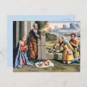 Bijbelse kerstKaart Briefkaart (Voorkant / Achterkant)