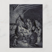 Bijbelse kerststal briefkaart (Voorkant)