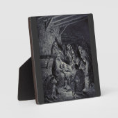 Bijbelse kerststal fotoplaat (Voorkant)