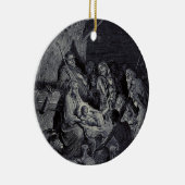 Bijbelse kerststal keramisch ornament (Rechts)