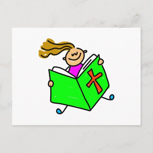 Bijbelse Kind Briefkaart (Voorkant)