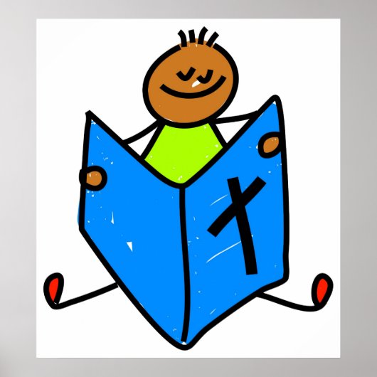 Bijbelse Kind Poster (Voorkant)