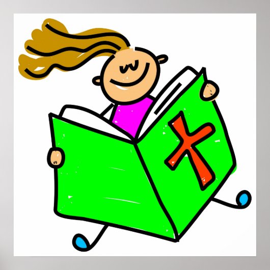 Bijbelse Kind Poster (Voorkant)