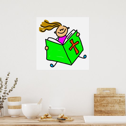 Bijbelse Kind Poster (Keuken)