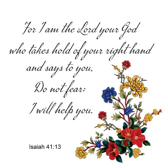 Bijbelse koffie-Mok - Isaiah 41:13 Koffiemok