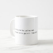 Bijbelse koffie-Mok Koffiemok (Voorkant links)