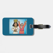 Bijbelse Koningin en Profeet op geloof gebaseerde Bagagelabel (Achterkant horizontaal)