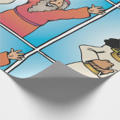 Bijbelse Koningin en Profeet op geloof gebaseerde  Cadeaupapier