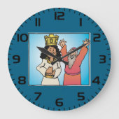 Bijbelse Koningin en Profeet op geloof gebaseerde  Grote Klok (Voorkant)