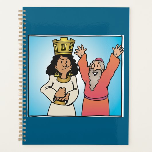 Bijbelse Koningin en Profeet op geloof gebaseerde  Planner (Voorkant)