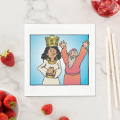 Bijbelse Koningin en Profeet op geloof gebaseerde  Servet (Insitu)