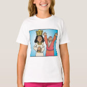 Bijbelse Koningin en Profeet op geloof gebaseerde  T-shirt (Voorkant)