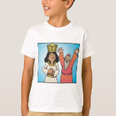 Bijbelse Koningin en Profeet op geloof gebaseerde T-shirt (Voorkant)