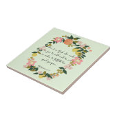 Bijbelse kunst - Filippijnen 2:13 Tegeltje (Zijkant)