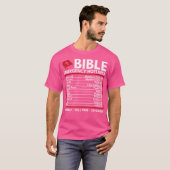 Bijbelse noodnummers - Grappig Christelijk Bijbelj T-shirt (Voorkant volledig)