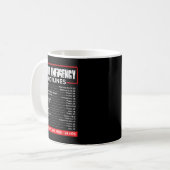 Bijbelse noodnummers koffiemok (Voorkant links)