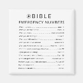 Bijbelse noodnummers magneet (Voorkant)