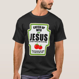 Bijbelse saus humoristische religieuze sauzen voor t-shirt