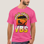 Bijbelse school lion roar voor Jezus Wild Abo T-shirt (Voorkant)