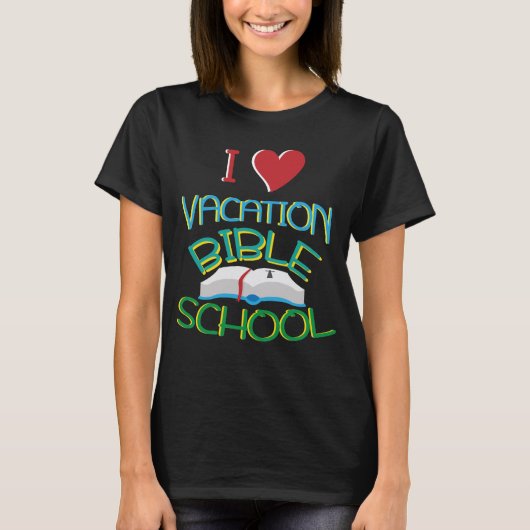 Bijbelse school T-Shirt Kinder Christelijke VBS (Voorkant)